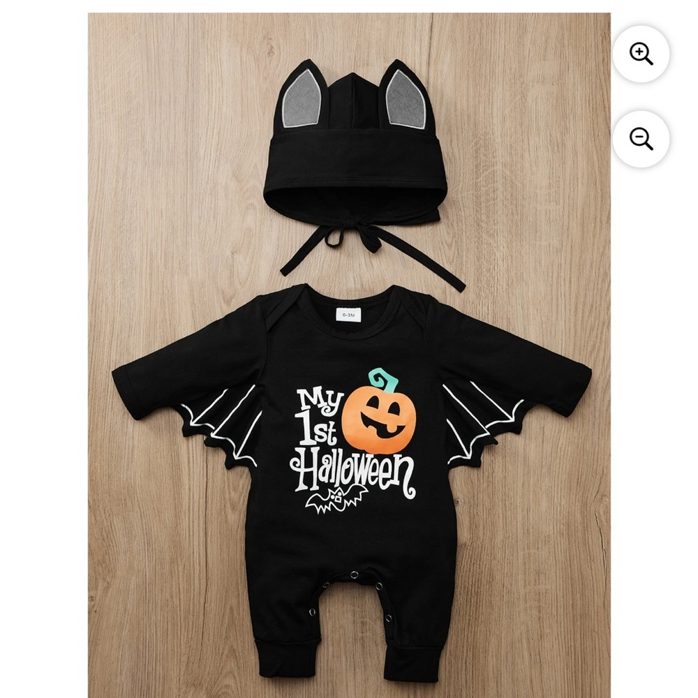 Black Bat My First Halloween Costume